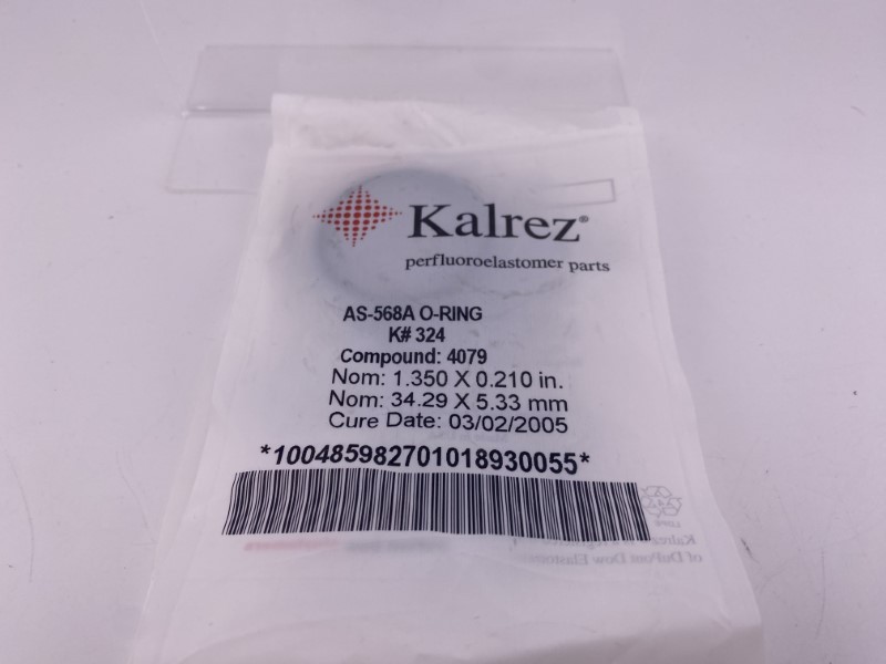 Kalrez AS-568A K#324 Nom 1.350 X 0.210 in O-Ring PN: 4079