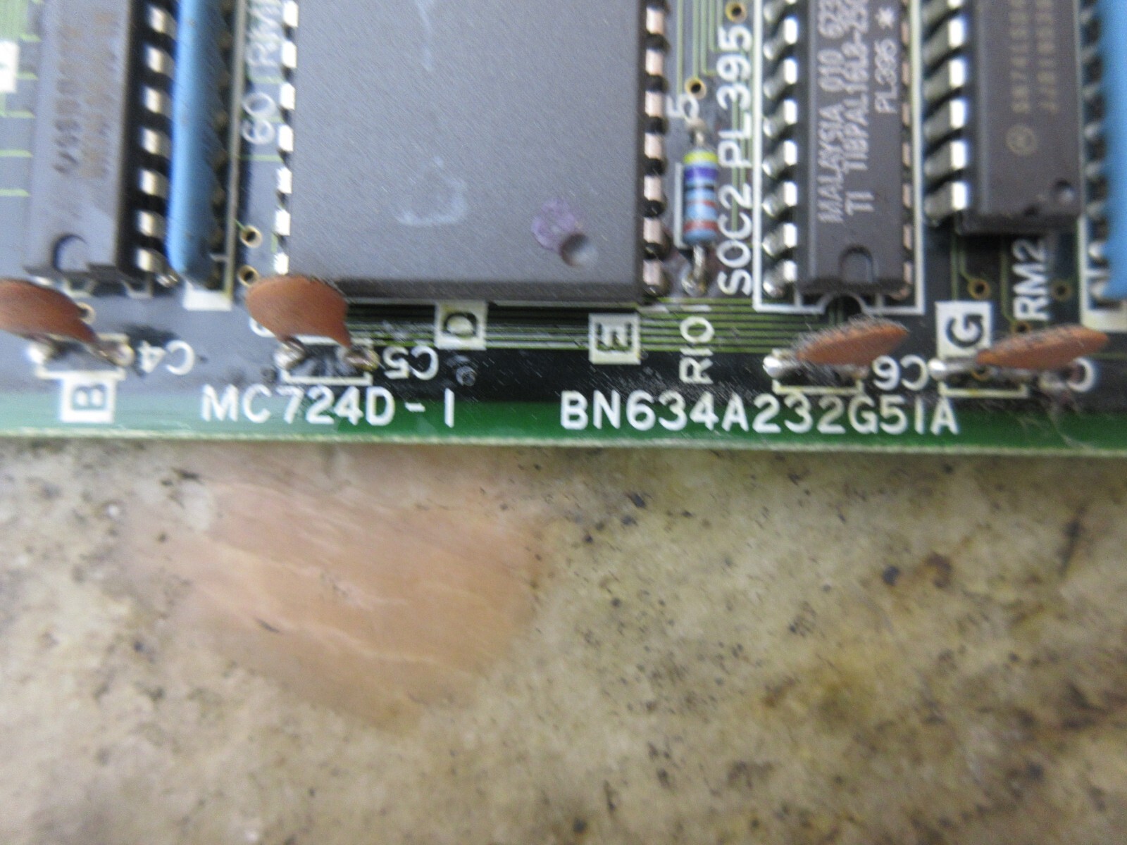 MITSUBISHI INPUT MC724D-1 BN634A232G51A BOARD WARRANTY 120 DAYS