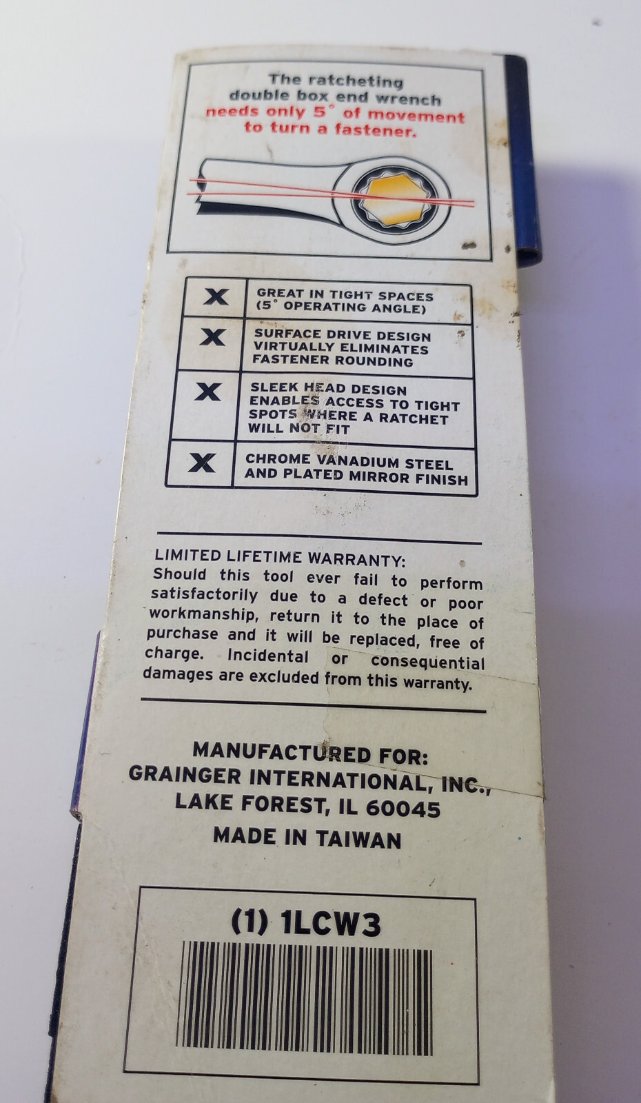 2 NEW WESTWARD 1LCW3 11/16″X3/4″ RATCHET DBL. BOX END WRENCHES NNB *MAKE OFFER*