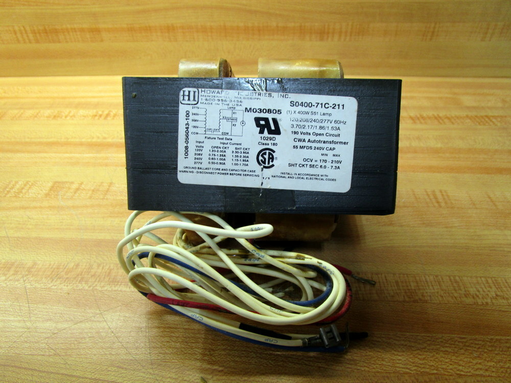 Howard Industries S0400-71C-211-K Ballast Kit 1091-910038-300