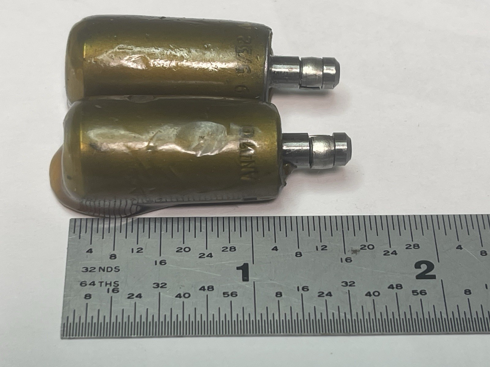 Lot of 2 Squeezer Rivet Dies 3/16x 5/32 x1.125 AN470 MM200-9 Oval Rivets(25JN28)