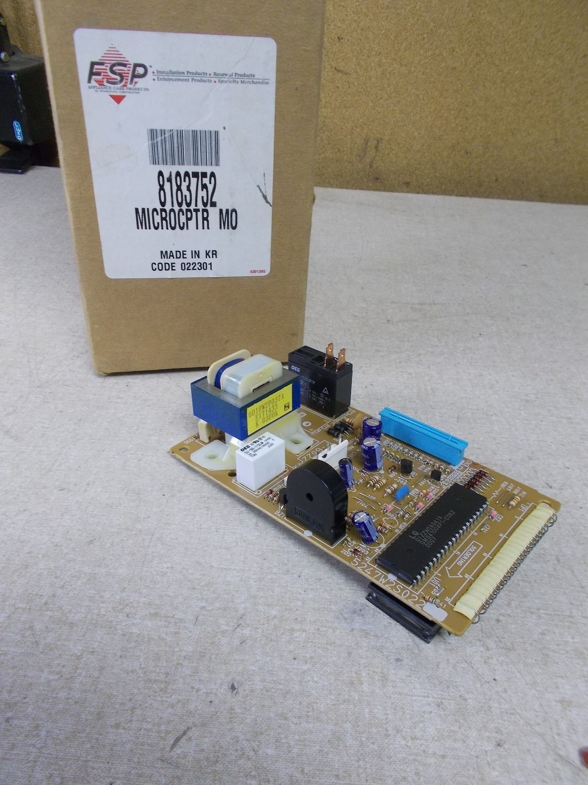 NEW FSP Whirlpool MIcrowave Control PCB Board 8183752 *FREE SHIPPING*