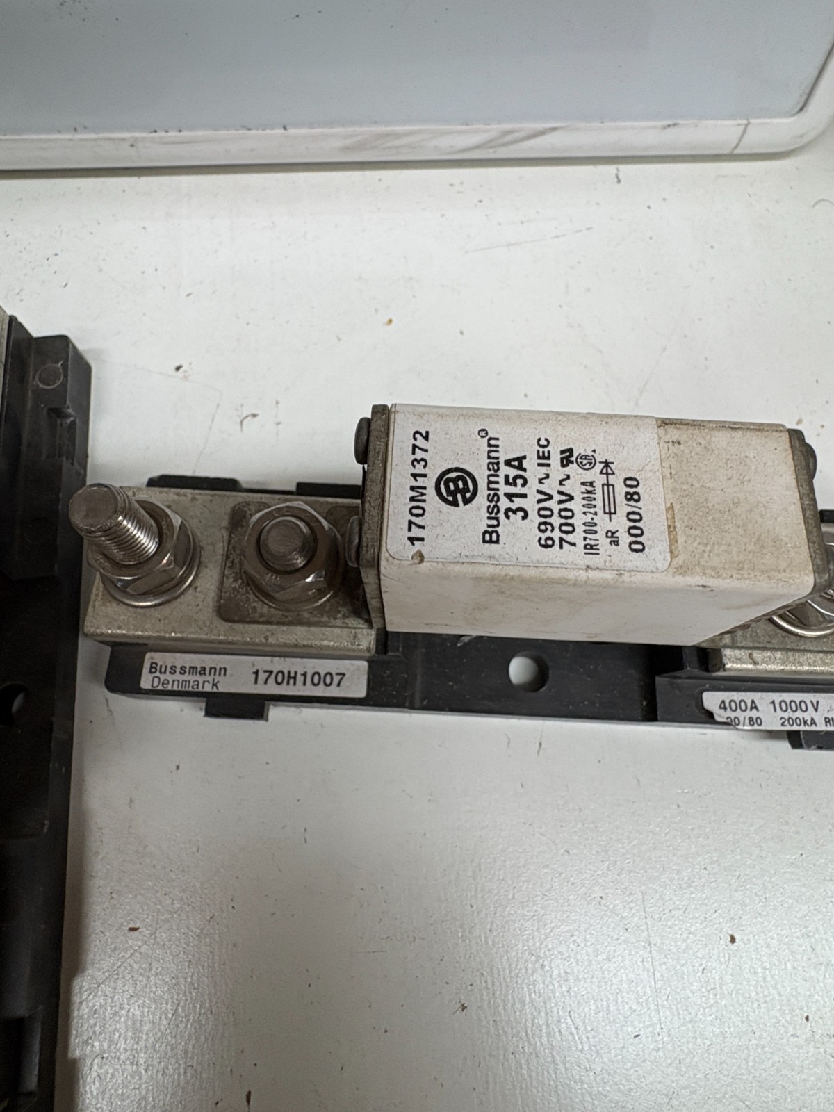 3 Pack – BUSSMANN 170H1007 400A 1000V 200KA RMS With 315A Fuse 170M1372