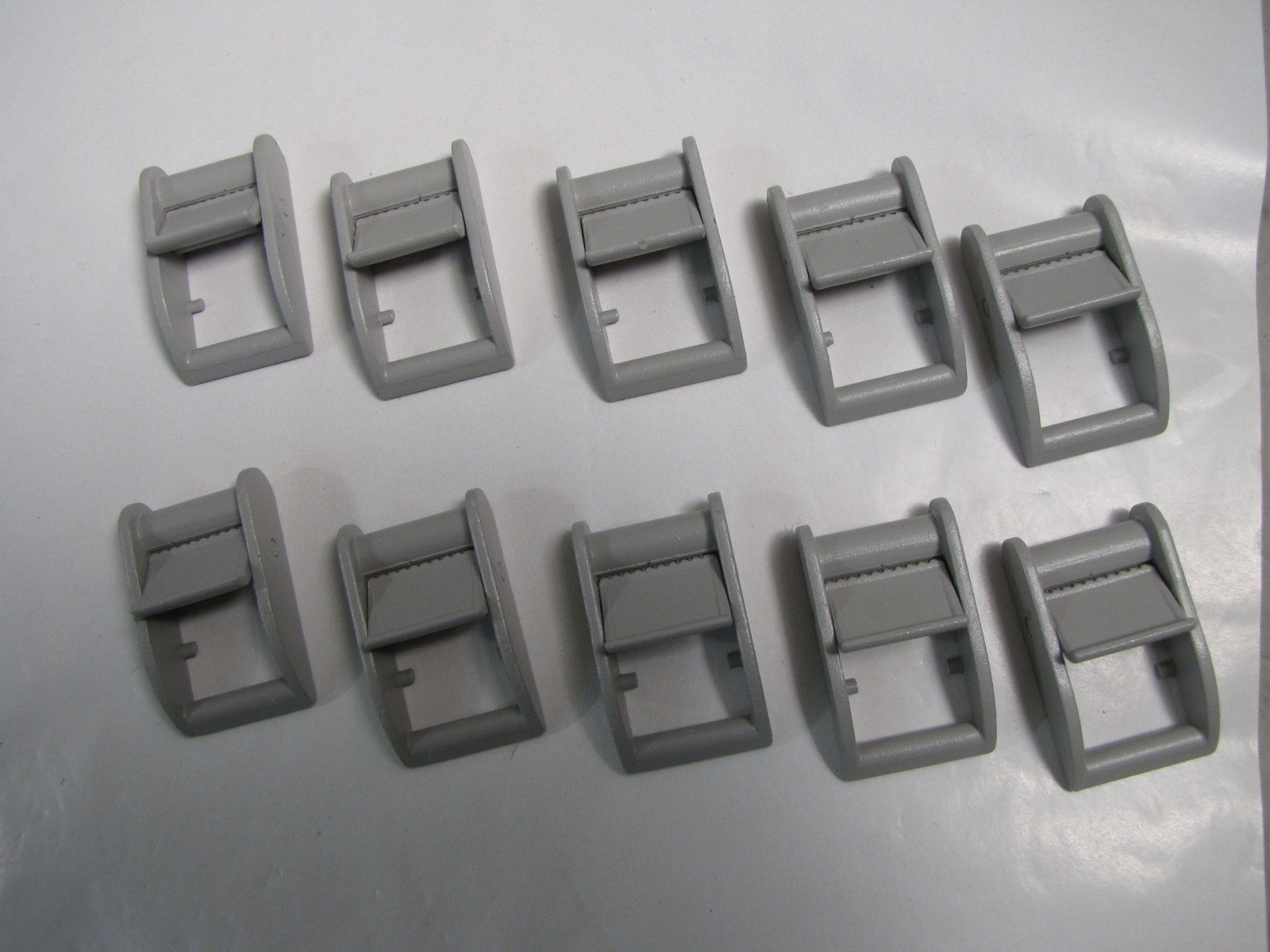 10 pcs Cam Buckles for 1″ Strapping Powder Coated Grey Color NEW