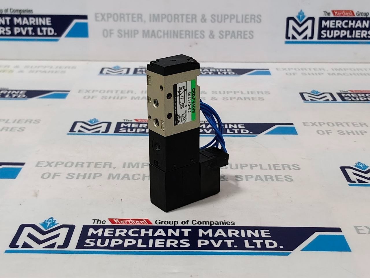 CKD 3KA110-D2 AC100V Pneumatic Solenoid Valve with Coil AC100V Press0.15-0.7MPa