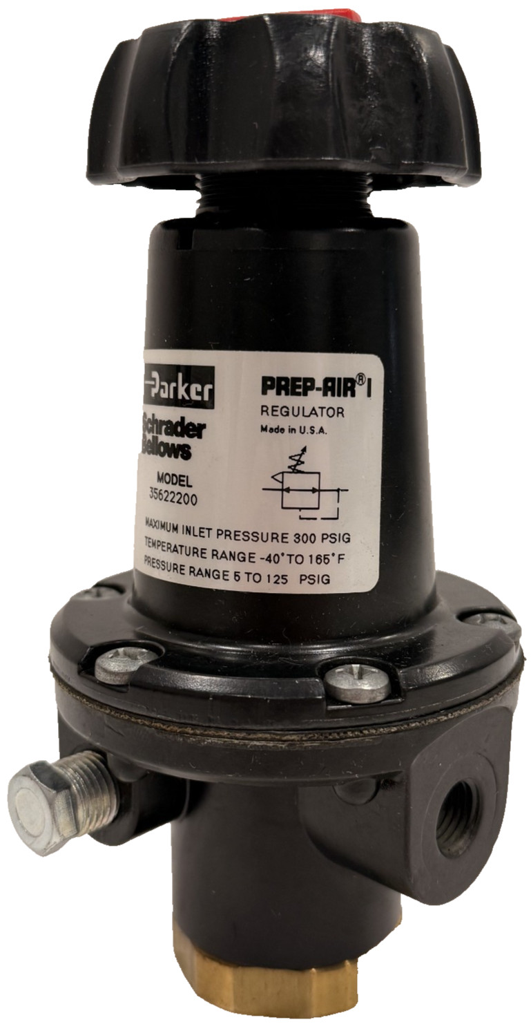 NEW PARKER 035622200 PREP-AIR REGULATOR 6-125PSIG 35622200