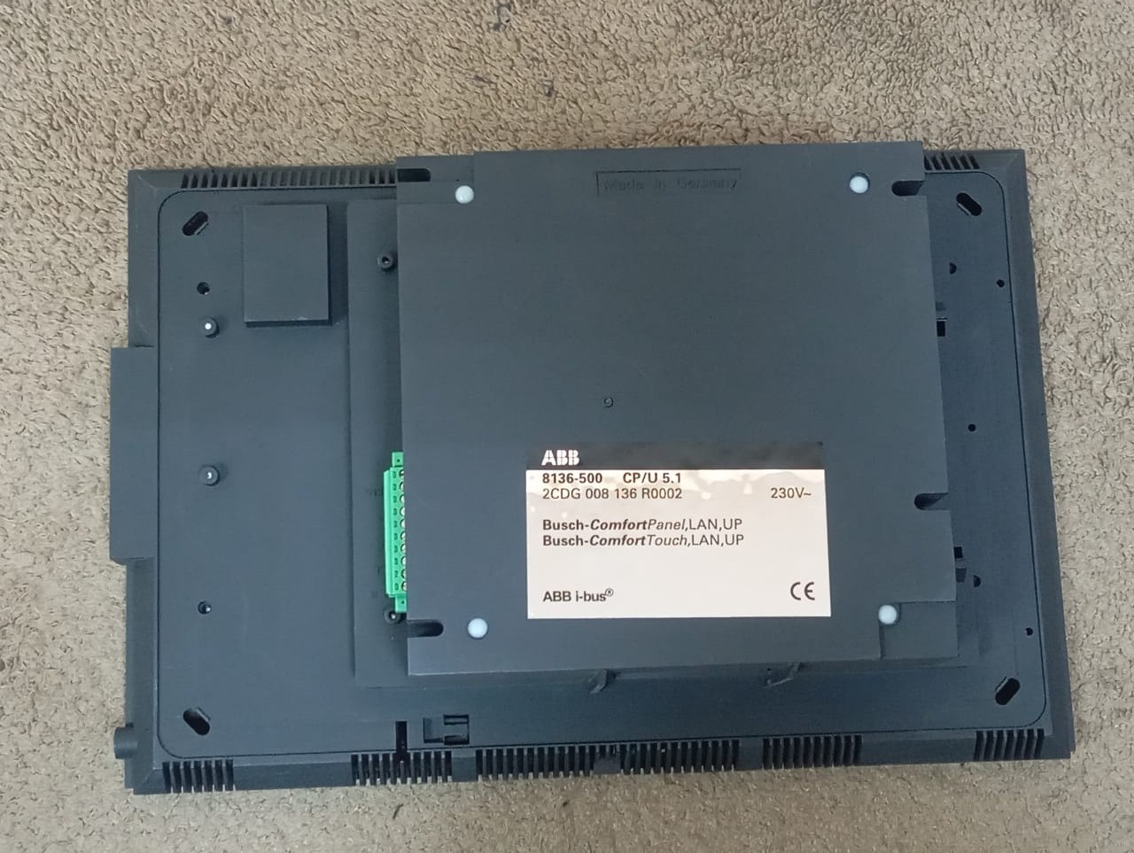 ABB / Busch-Comfort Panel LAN UP / 8136-500 CP/U 5.1 / 2CDG 008 136 R0002