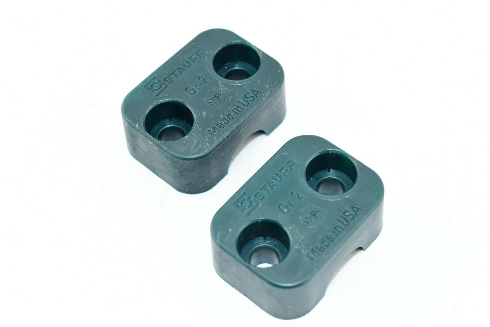 (Pack of 25) – 212.7-PP : Stauff Plastic Clamp Set – 1130005237 – Gr. 2 Green