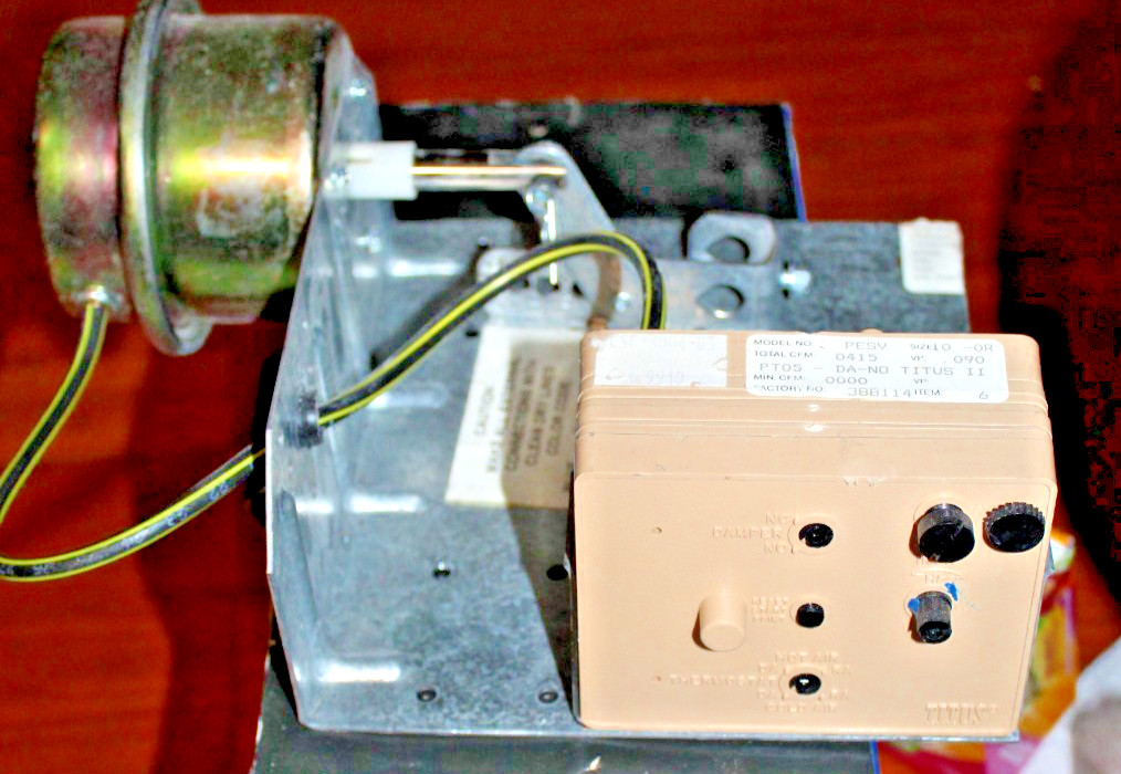 Titus model PESV size 10 – CMS 0415 & KMC MCP-80313003 Pneumatic Actuator