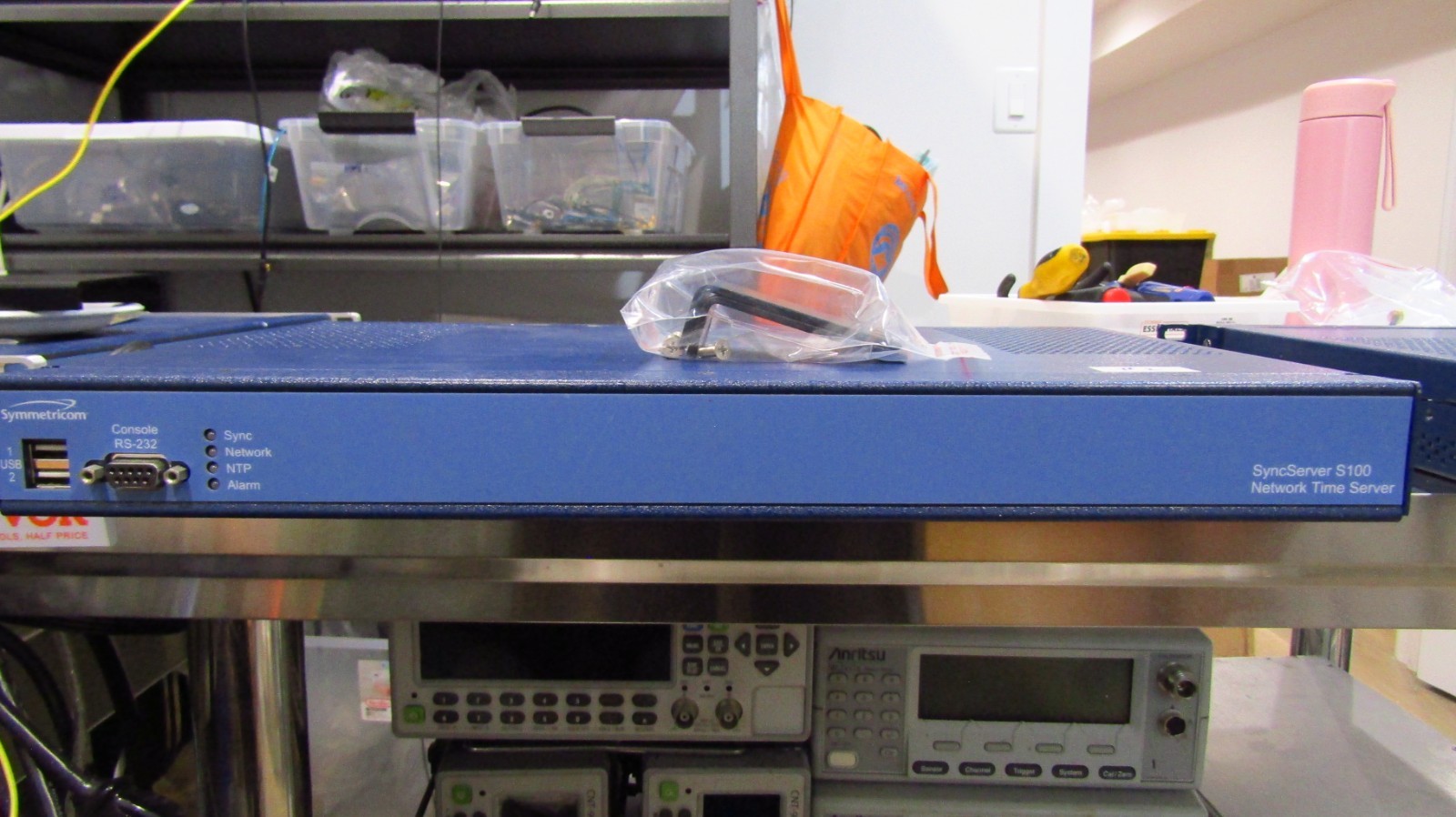 Microsemi syncserver S100 NTP server with Rubidium stand, GT-8736D GPS, #2