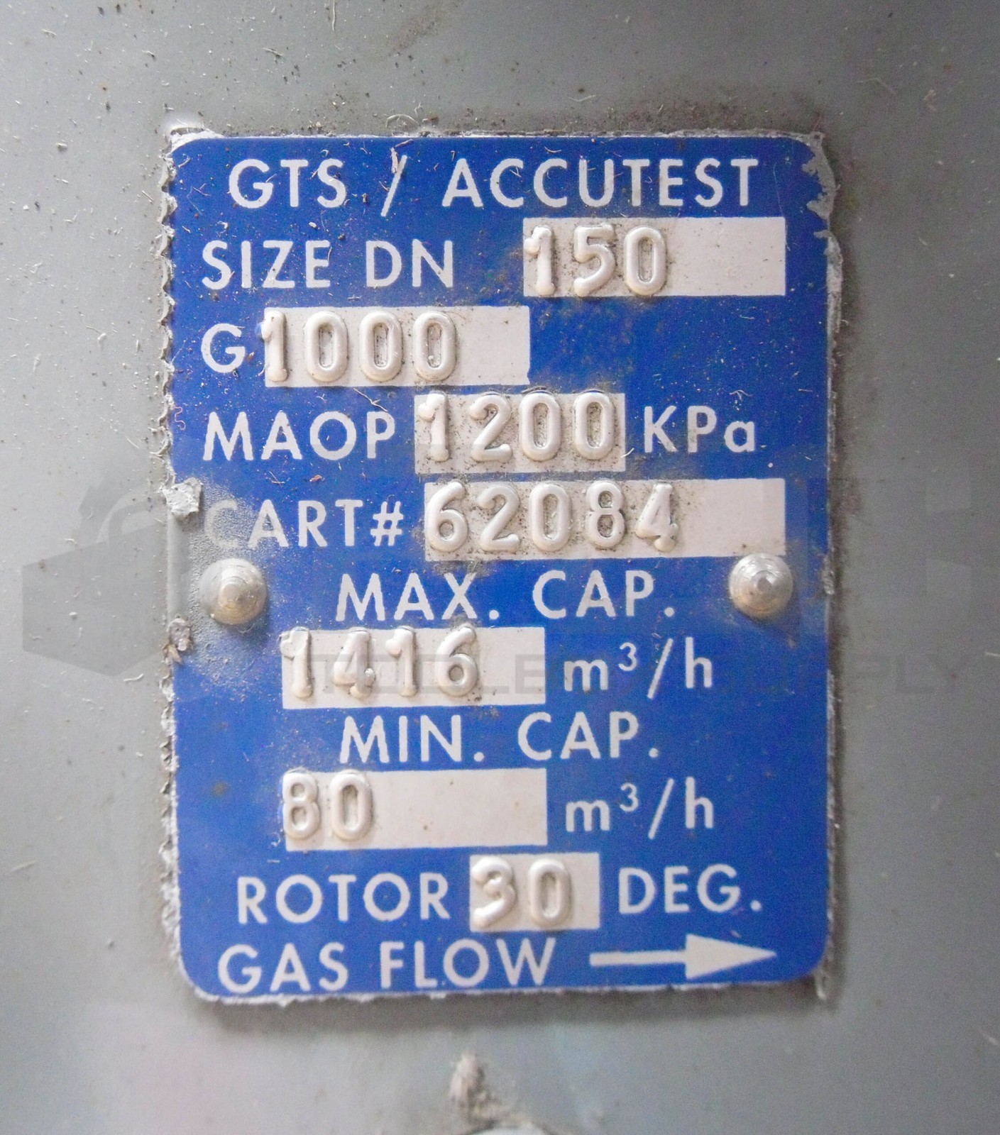 AMERICAN METER COMPANY GTS TURBINE METER