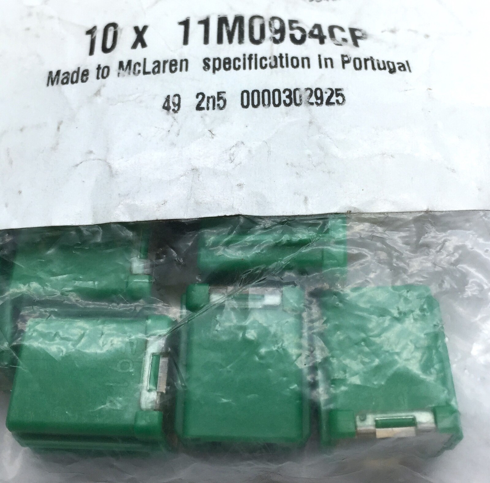 McLaren 1211M0954CP ASI Fuse Green 40A 7327-6126 x10 pcs
