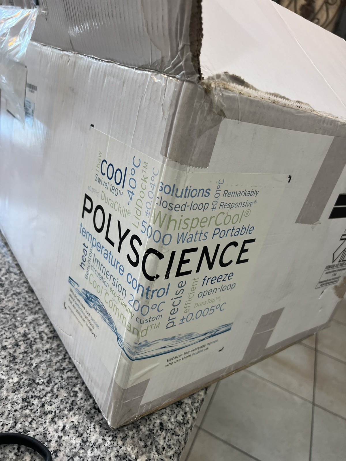POLYSCIENCE ~ WBE10A11B ~ Water Bath, 120V, Digital Display, 8.6A, 60Hz