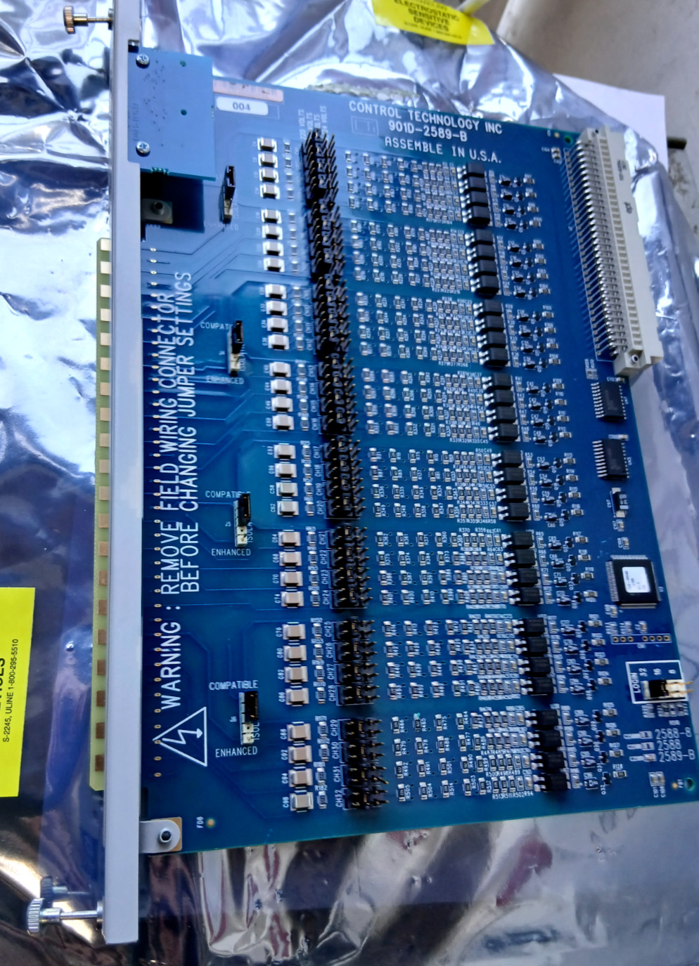 CONTROL TECHNOLOGY 901D-2589-B UNIVERSAL DIG INPUT (BR4B.6B12)
