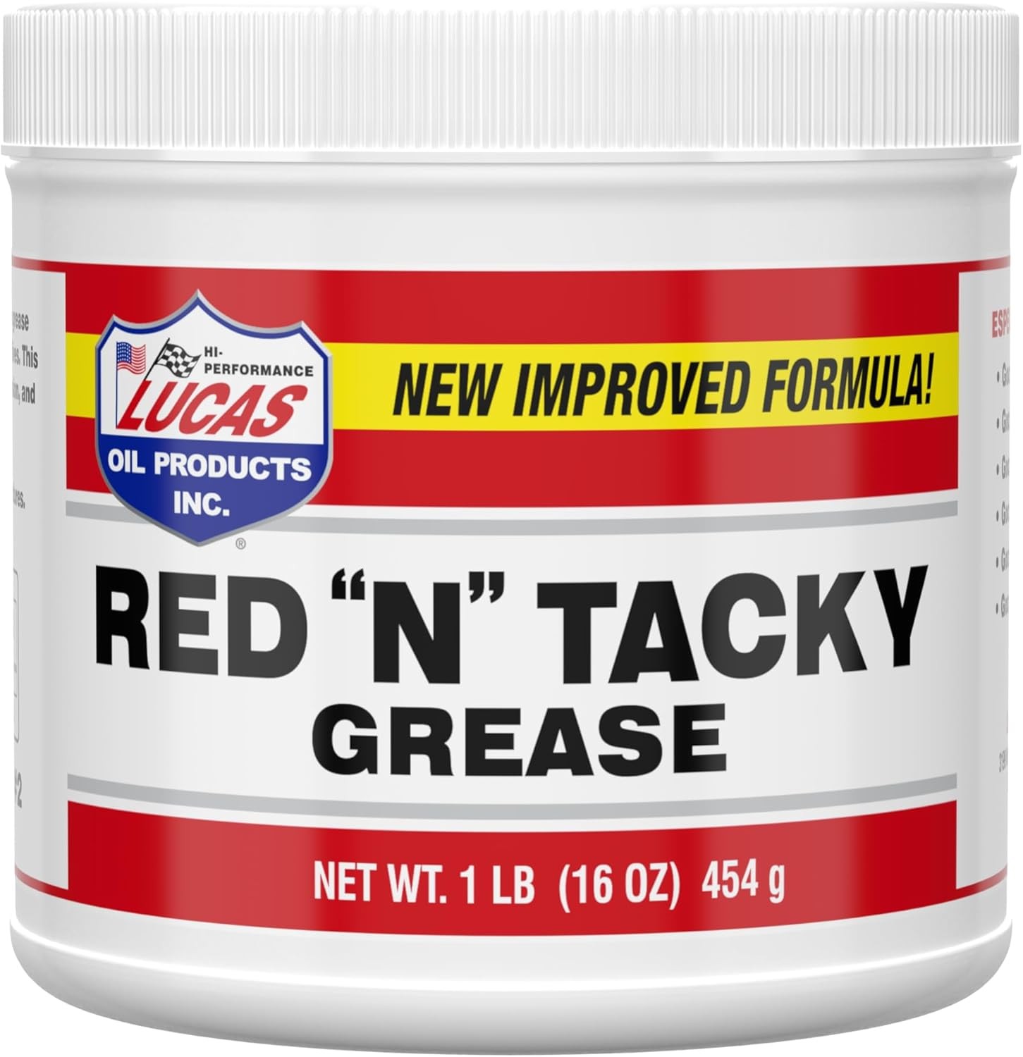 Lucas Oil 10574 Red “N” Tacky Grease – 1 Pound 1