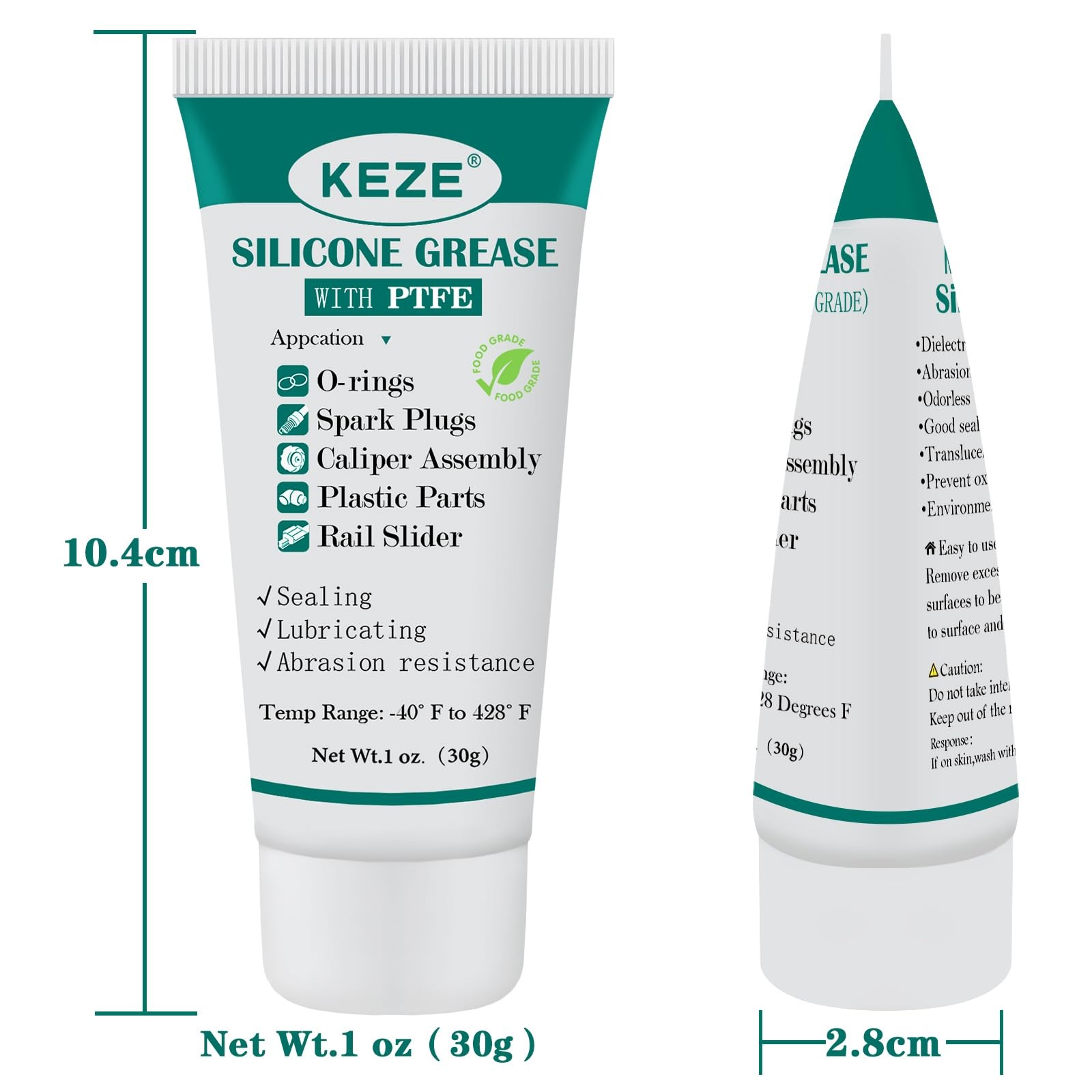 92003 Silicone Grease with PTFE,Teflon-Based Lubricant Silicon Grease Tube for M