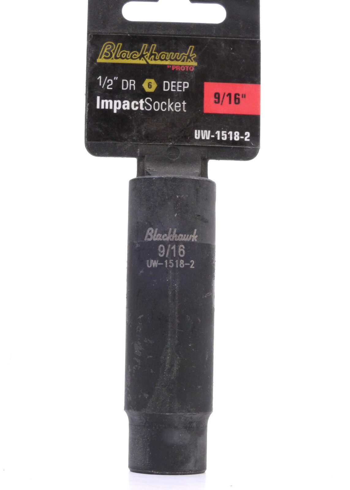 Blackhawk Proto UW-1518-2 9/16″ Deep Length Impact Socket, 1/2″ Dr, 6Pt