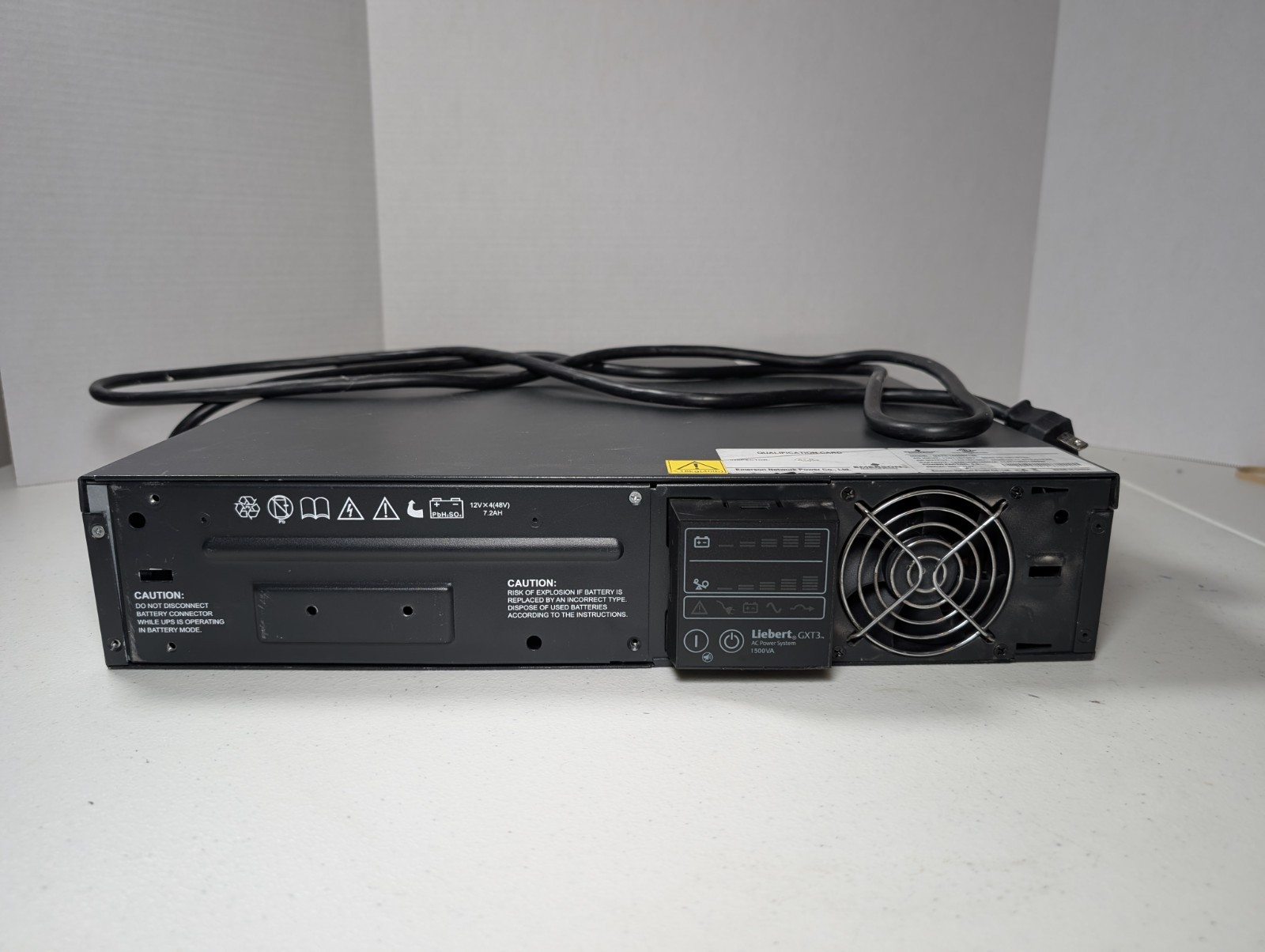 Liebert vertiv Emerson GXT3-1500RT120 UPS System No Batteries/Cage