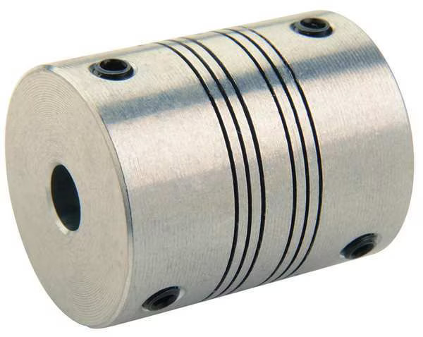 Ruland PSR18-8-6-A Coupling, 4 Beam, Bore 1/2×3/8 In
