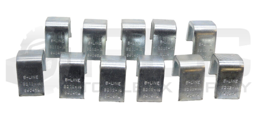 LOT OF 11 NEW B-LINE B212-1/4 BEAM CLAMP