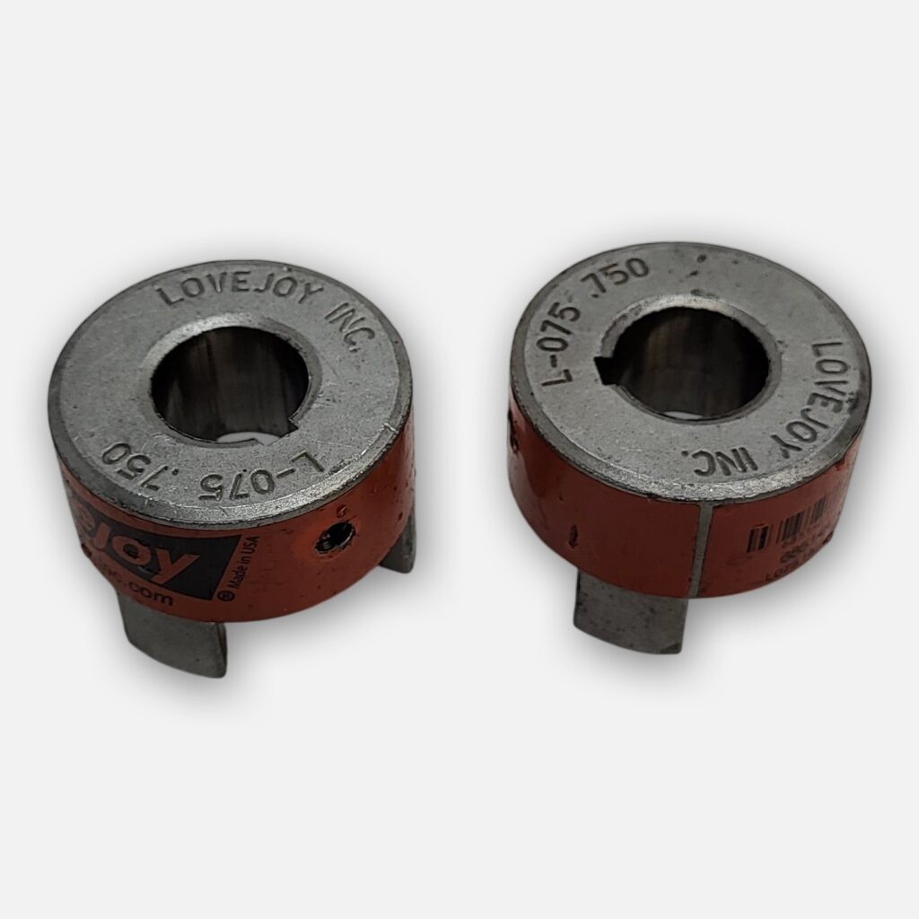 LOT OF 2 LOVEJOY L-075 JAW COUPLING HUB 3/4″ .750