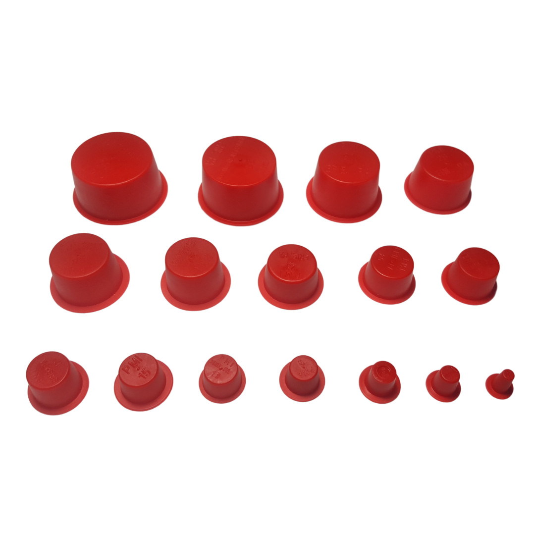 160 Piece Caplug Assortment Kit – Auto Parts Tapered Plugs Caplugs – 16 Sizes