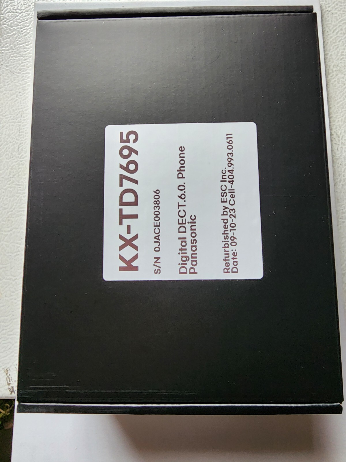 PANASONIC KX-TD7695. DECT6.0 REFURBISHED/ 6 MONTH WARRANTY NO COST. LOOKS NEW.