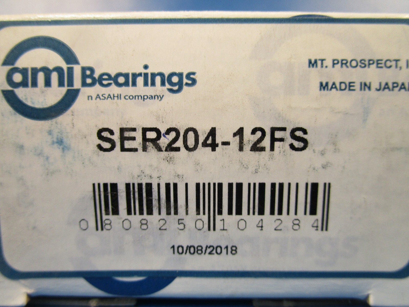 AMI SER204-12FS Ball Insert Bearing – Cylindrical Bore, 3/4 in ID, Set Screw