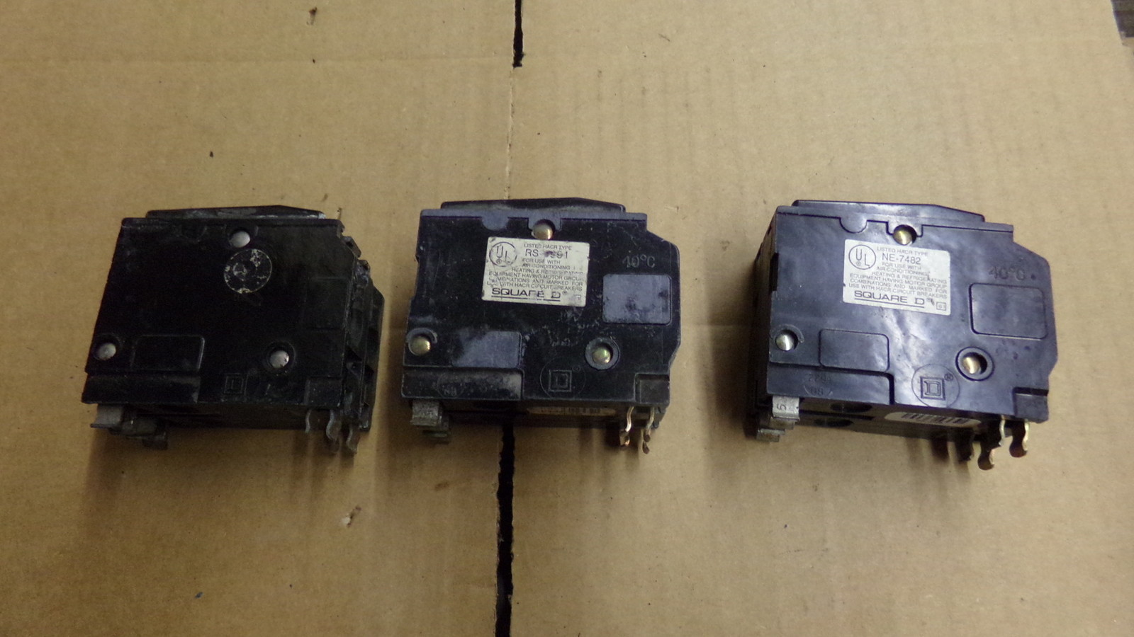 Square D Circuit Breaker 2-Pole 40A, Lot of 3 *FREE SHIPPING*