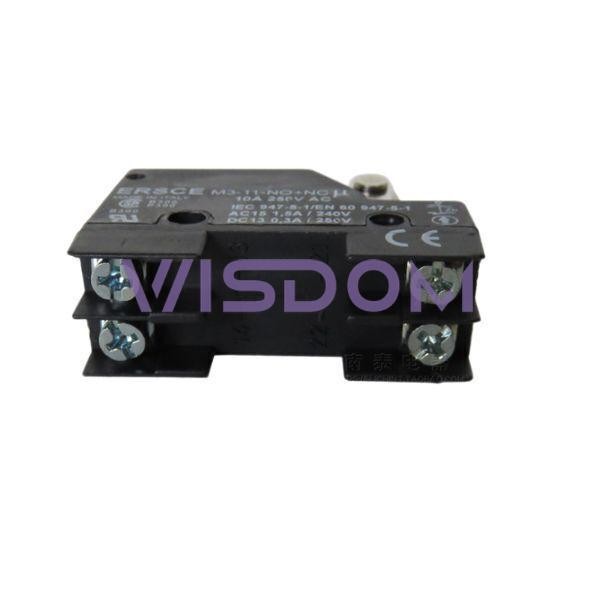 1PC New Micro Switch For ERSCE M3-11-NO+NC with Wheel