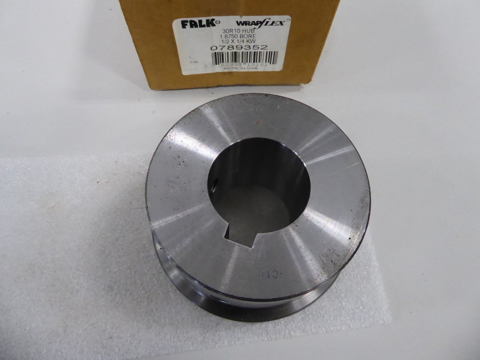 Falk Rexnord 0789352 30R10 Hub 1.8750 Bore 1/2 x 1/4 KW Wrapflex 789352
