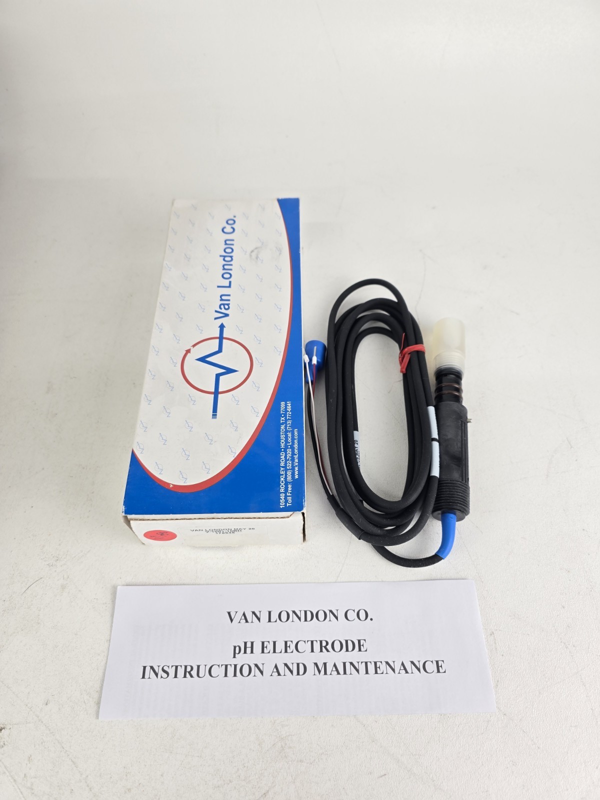 Van London V-1001-10BH PH Electrode Sensor 178945 Made In USA