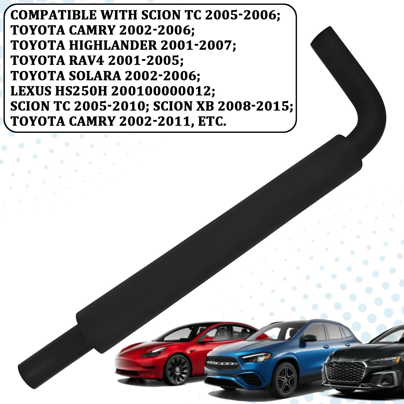 PCV Valve Hose Replacement for Toyota PCV Valve and Hose Kit for Camry, Highl…