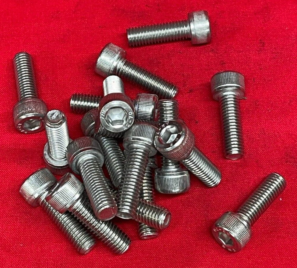 UNBRANDED SOCKET HEAD CAP SCREW STAINLESS STEEL M8-1.25 X 25MM A270 (LOT OF 18)