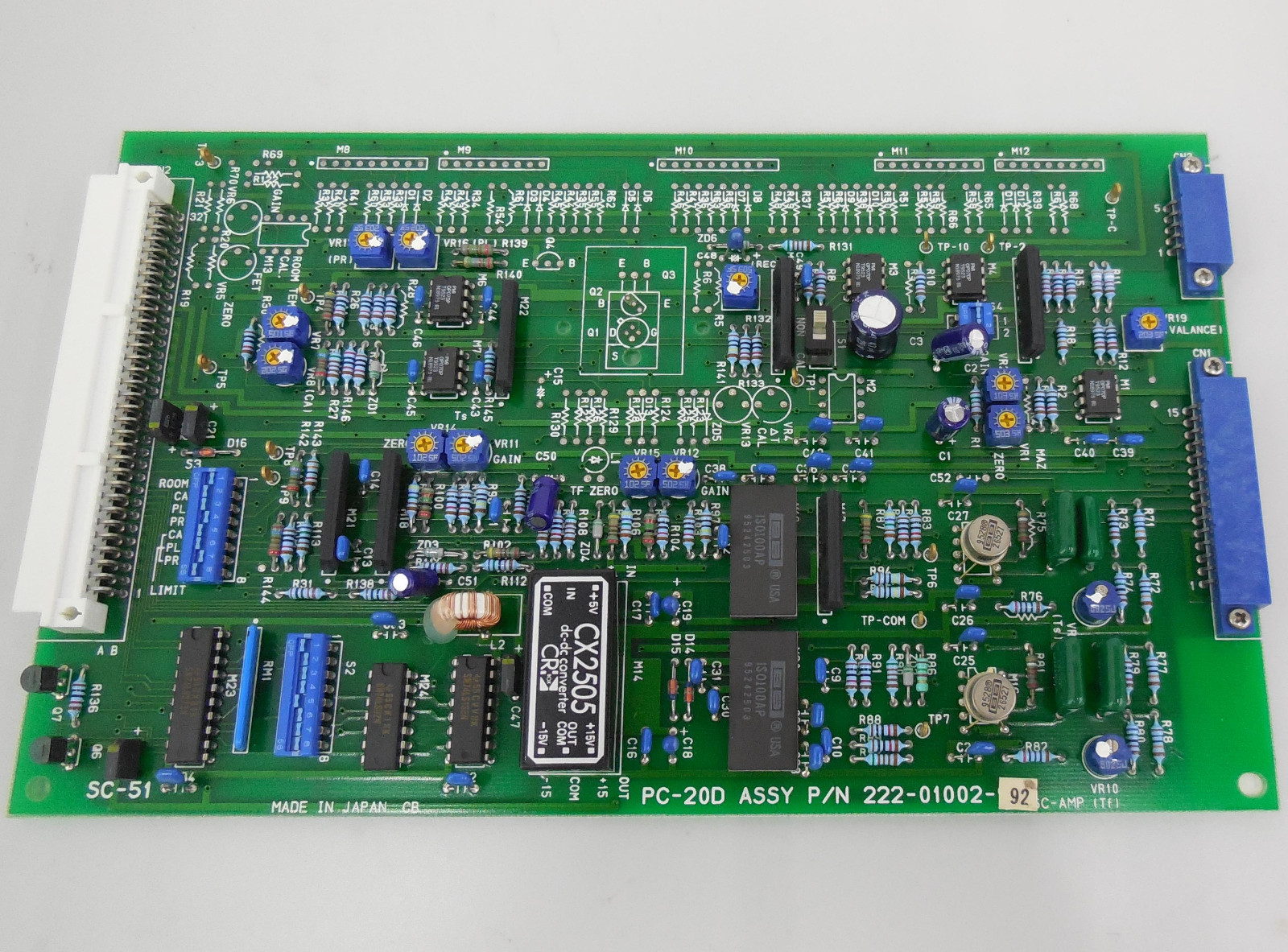 Shimadzu PC-20D 222-01002-92 board