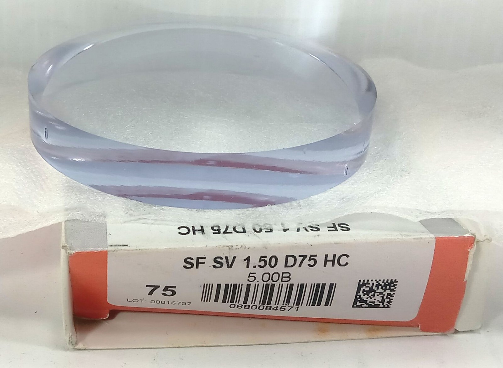 1 NEW CV-SEMI SF SV 1.50 D75 HC OPHTHALMIC LENS BLANK NIB ***MAKE OFFER***
