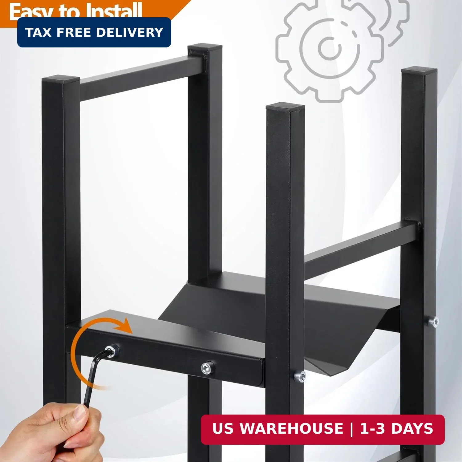 Refrigerant Tank Rack 3x30lb, Stable Refrigerant Cylinder Tank Rack, Cylinder Ra