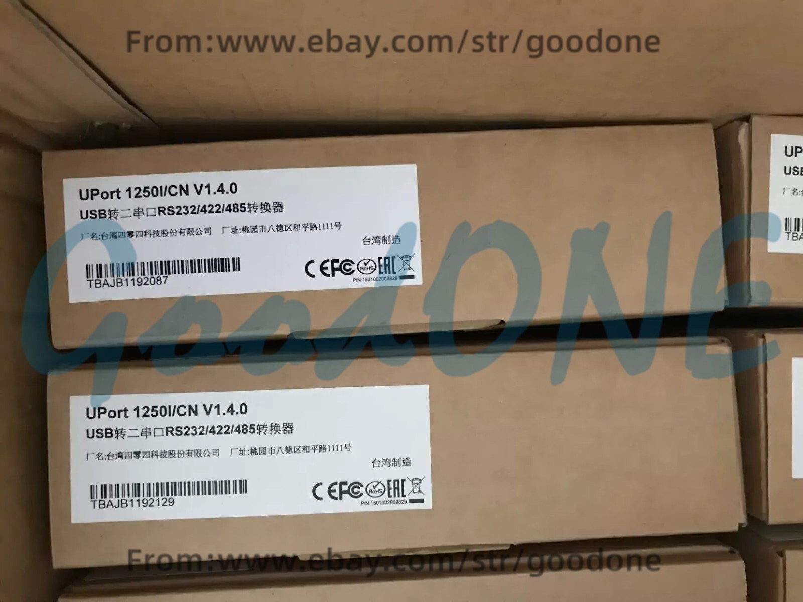 1PC NEW MOXA UPORT1250I USB to 2-Port RS-232/422/485 Serial Converter