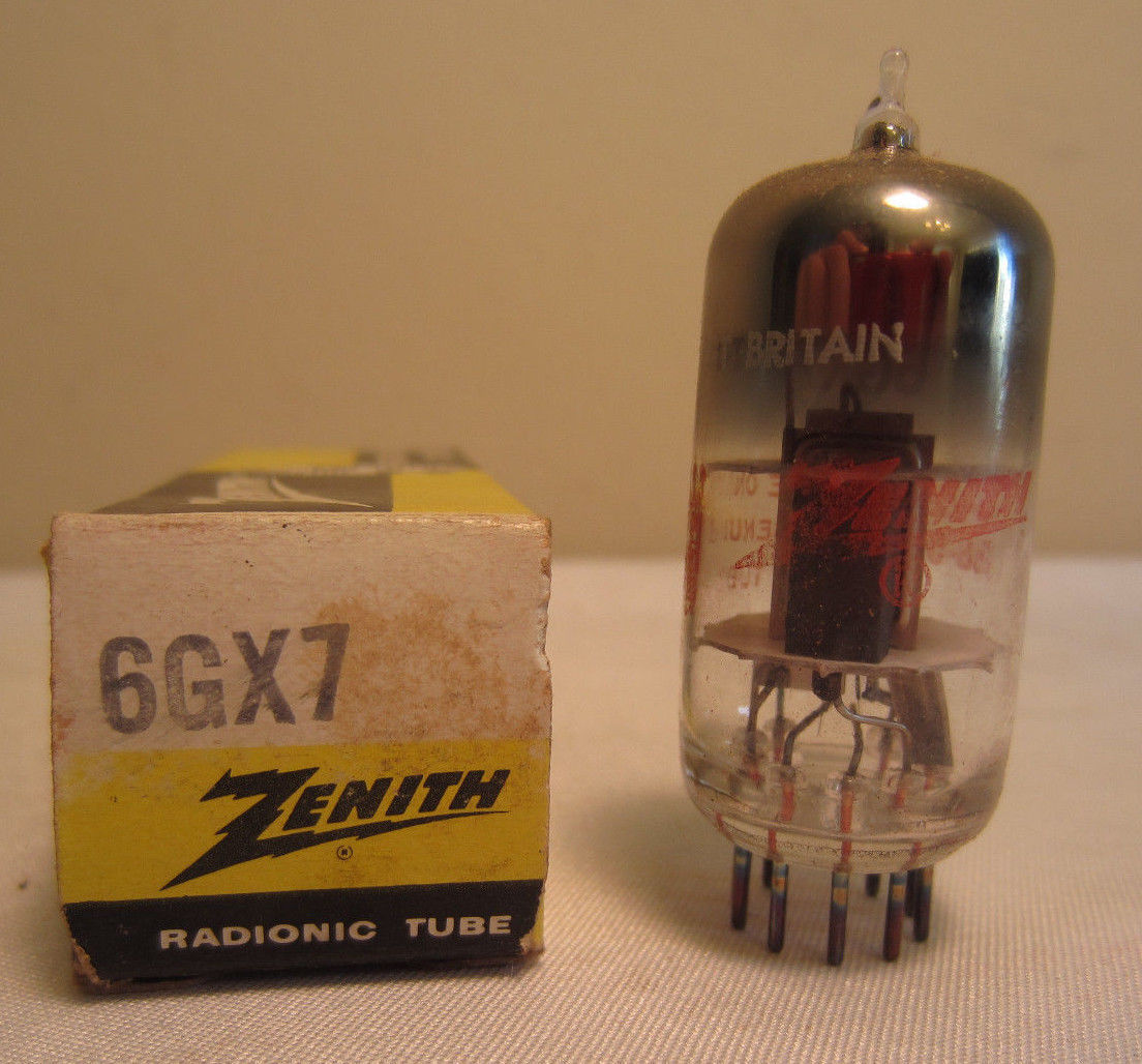 Zenith 6GX7 Radionic Electronic Tube In Box NOS