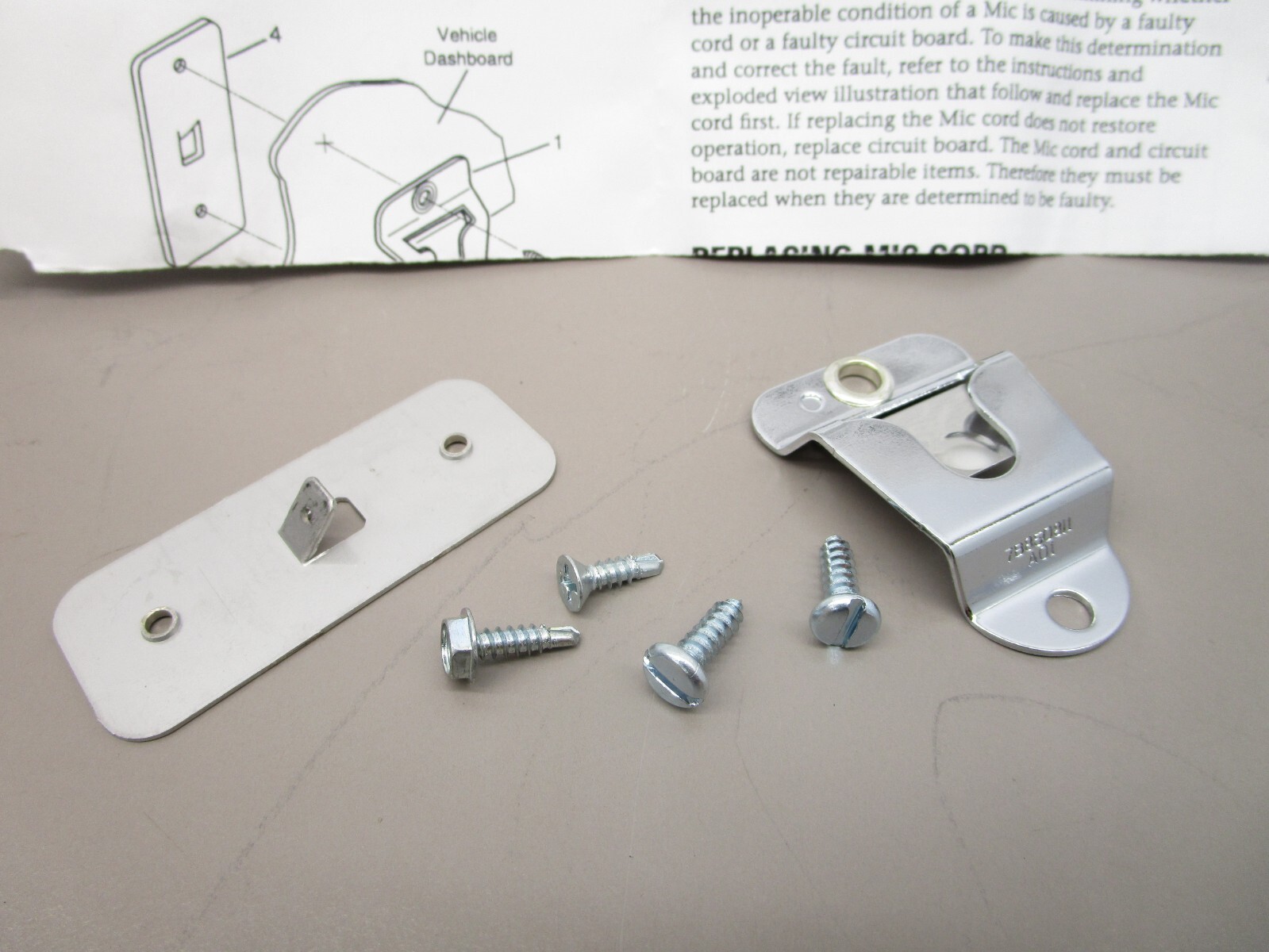 Motorola HMN4072D Mobile Radio Microphone Hanger Set