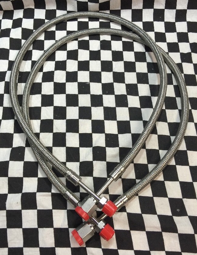 2x SWAGELOK Flexible HOSE 1/4″ VCR x 1/4” FVCR x 39″ LG, SS-TH4RM4RF4-39
