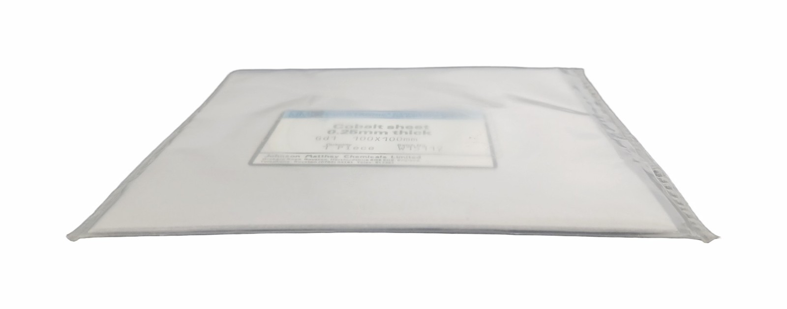 Cobalt Sheet 0.25mm Thick Gd1 100x100mm Metal Plate Industrial
