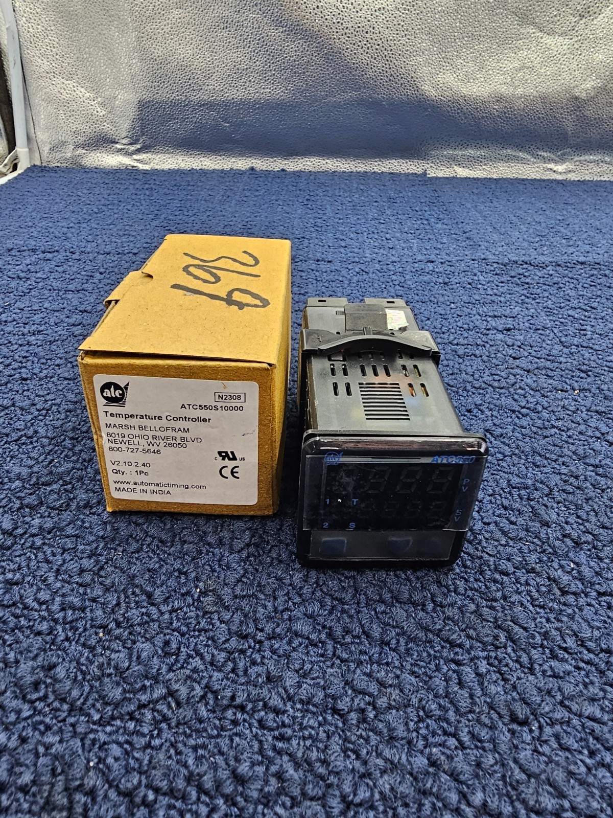 ATC Automatic Timing & Controls ATC550S10000 1/16 DIN ON/OFF PID Controller