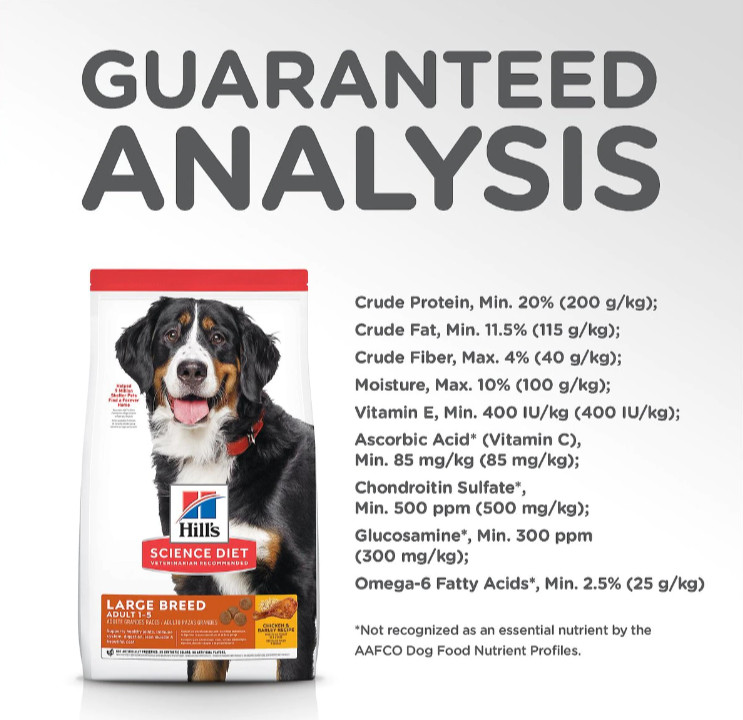 Hill’s Science Diet Adult Large Breed Chicken & Barley Recipe Dry Dog Food 35LB