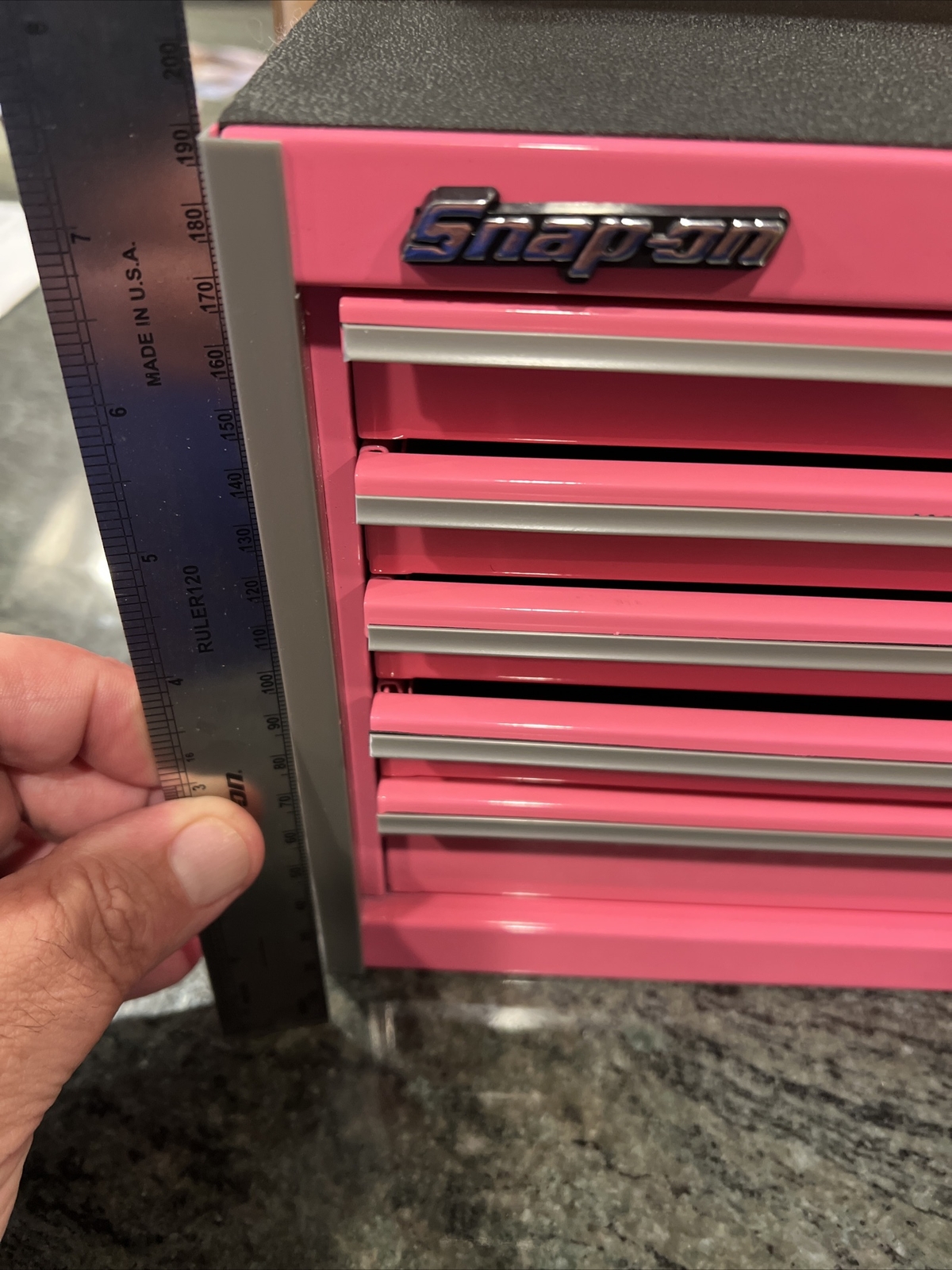 Snap On kmc922aptp five drawer micro roll cab in pink