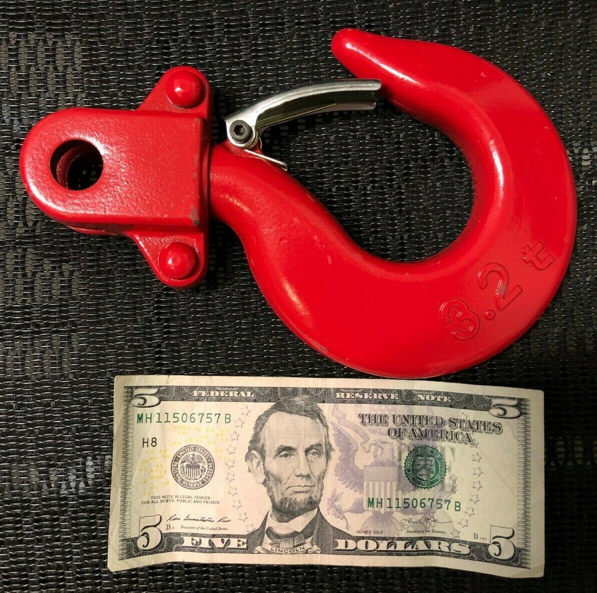 CM Steel Top Hook Assy NRB5048U for use w/ Grainger 4Z999, 6W009 & 6W010