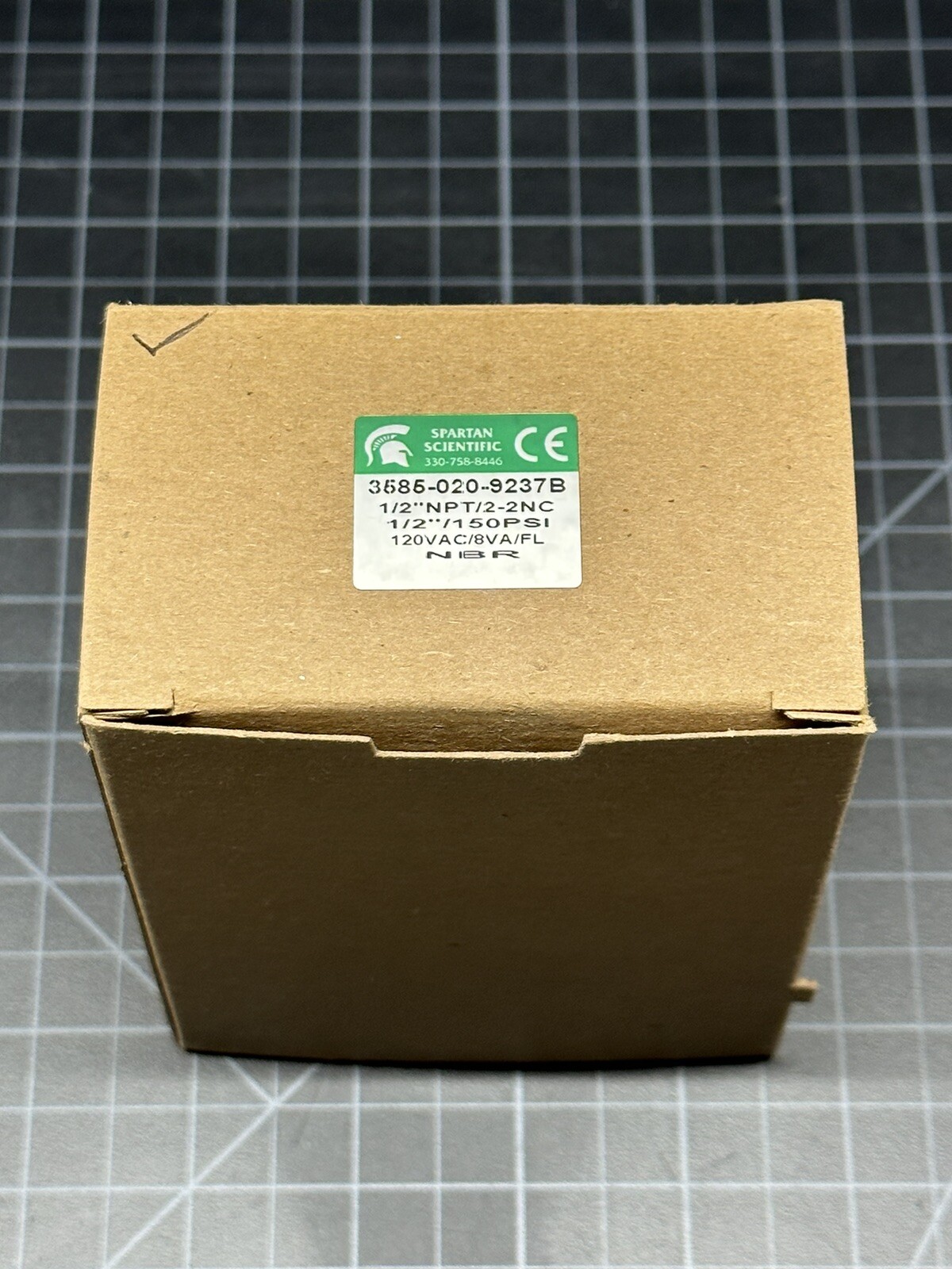 Spartan Scientific Solenoid Valve – 1/2″ NPT 2NC 120VAC 150PSI – 3585-020-9237B