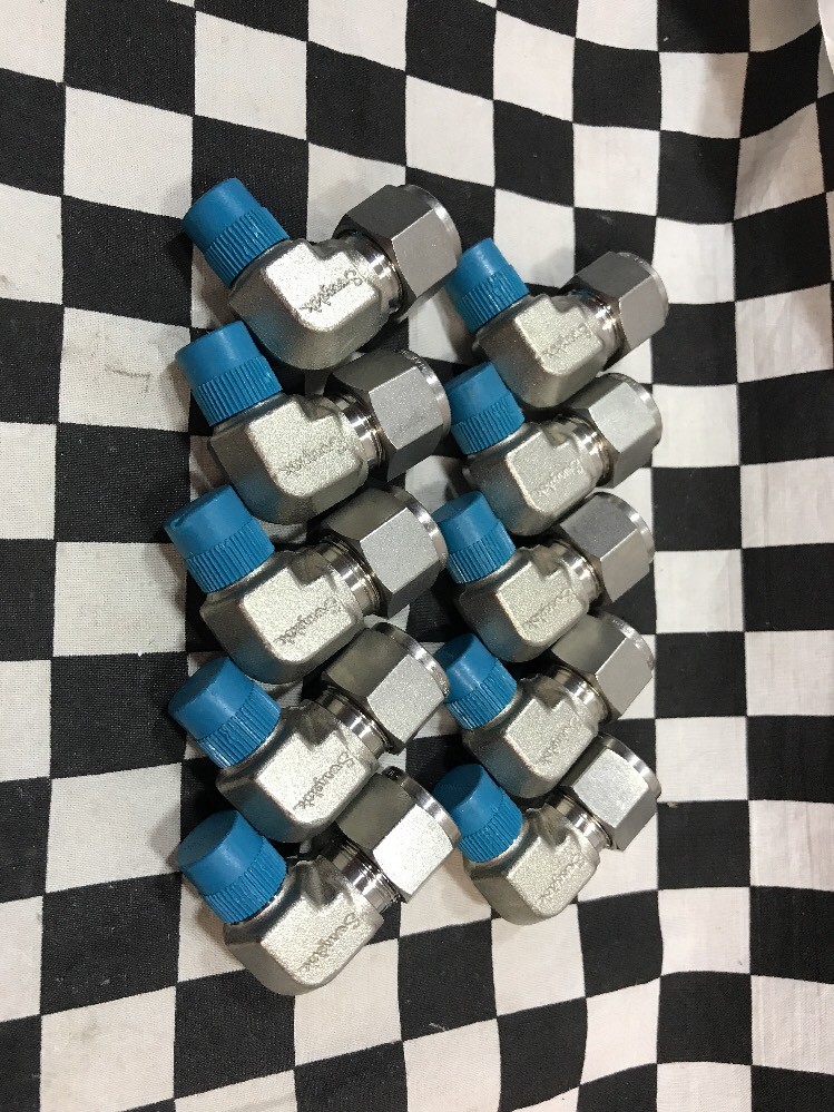 10x SWAGELOK MALE ELBOW 1/2″ T x 1/4″ NPT, SS-810-2-4, SHIPSAMEDAY #1222A3