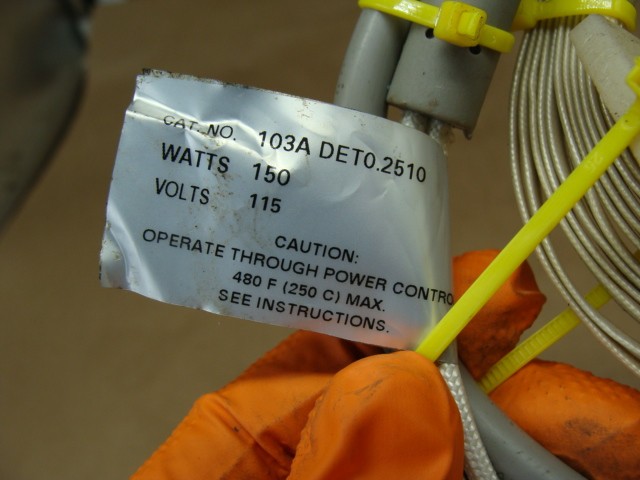 GLAS-COL 103A DETO.2510 HEATING TAPE 150W 115V