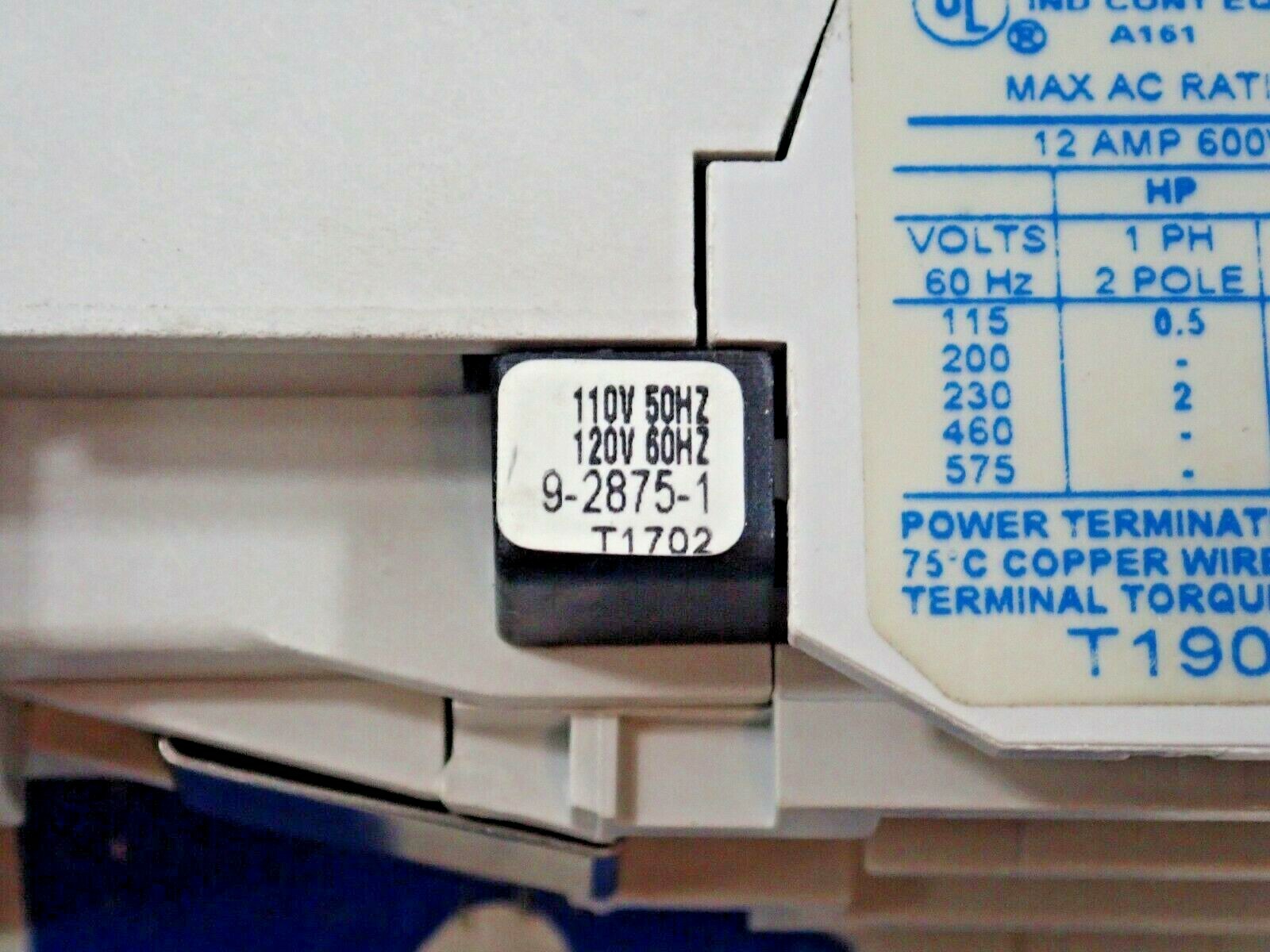Cutler Hammer AE16CNS0 Contactor Series C1 110/120V coil